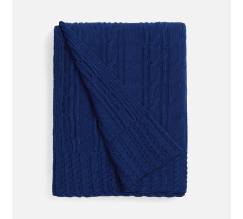 Плед Remitti, темно-синий (кобальт)