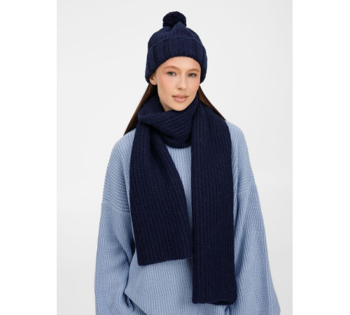 Шарф Frissonelle, темно-синий