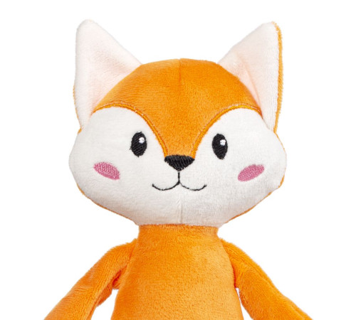 Мягкая игрушка Beastie Toys, лисенок с белым шарфом