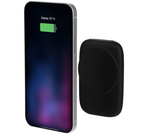 Универсальный магнитный аккумулятор Feel Motion, 5000 мАч, черный