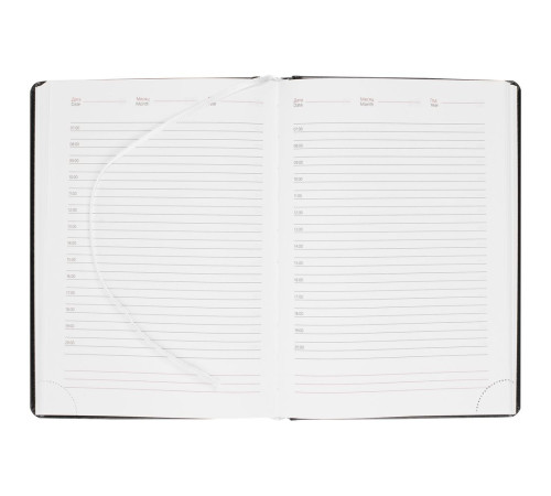 Ежедневник Nebraska, недатированный, черный