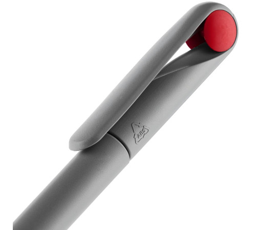 Ручка шариковая Prodir DS1 TMM Dot, серая с красным