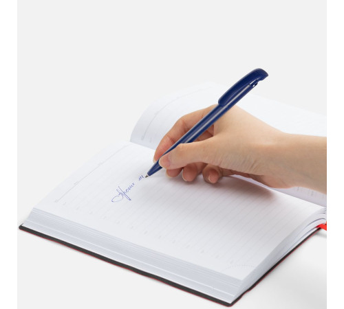 Ручка шариковая Clear Solid, синяя