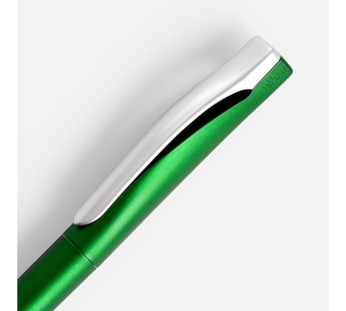 Ручка шариковая Pin Silver, зеленый металлик