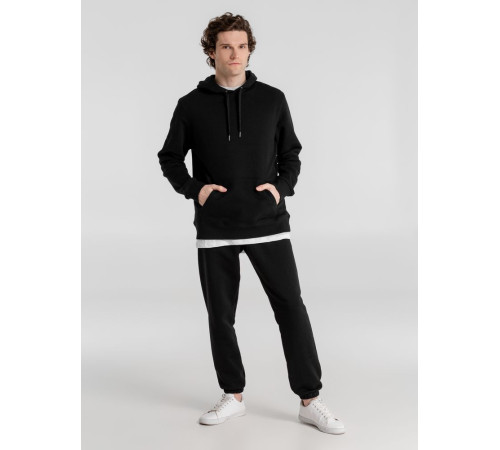 Толстовка с капюшоном унисекс King, черная