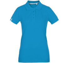 Рубашка поло женская Virma Premium Lady, бирюзовая