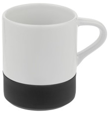 Кружка с силиконовой подставкой Protege, черная