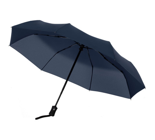 Зонт складной Monsoon, темно-синий