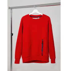 Свитшот унисекс Kosmos 2.0, красный