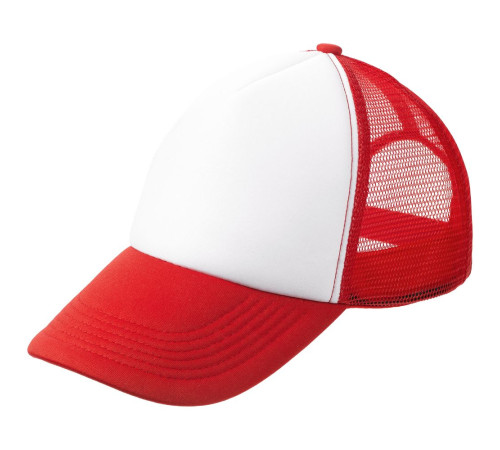 Бейсболка Sunbreaker, красная с белым