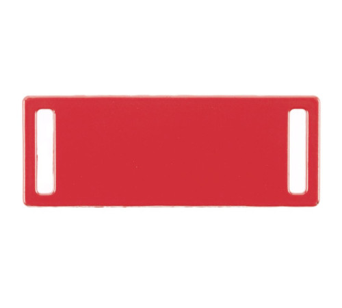 Шильдик металлический Kova, красный