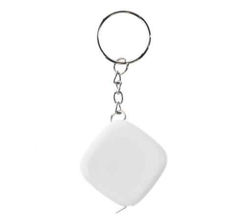 Брелок с рулеткой Metric, белый