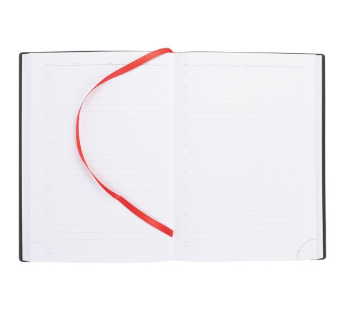 Ежедневник Vivian Metal, недатированный, красный