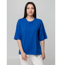 Футболка унисекс оверсайз Street Vibes, ярко-синяя