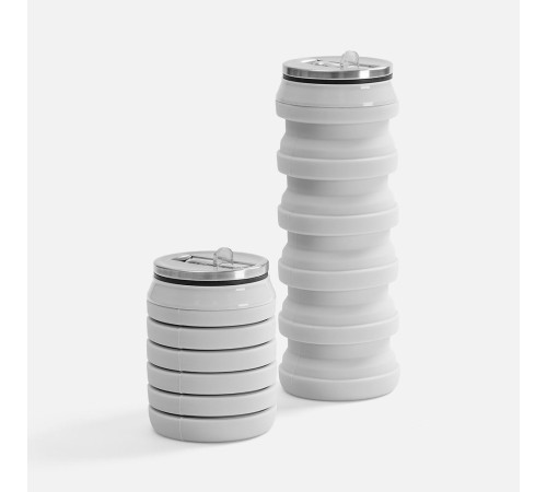 Складная бутылка для воды Folla, серая