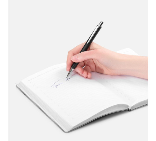 Ручка шариковая Konvent, матовая, черная