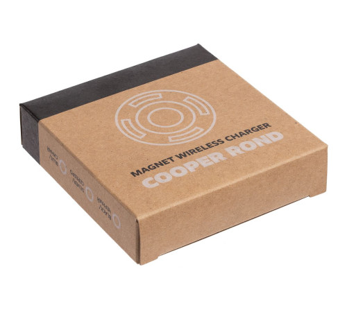 Магнитное зарядное устройство Cooper Rond, 15 Вт, черное