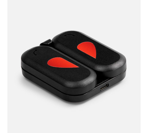 Складная станция беспроводной зарядки Trilogic, черная