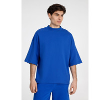 Футболка оверсайз унисекс T9, синяя