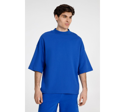 Футболка оверсайз унисекс T9, синяя