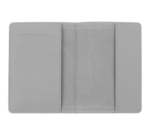 Обложка для паспорта Shall Simple, серый