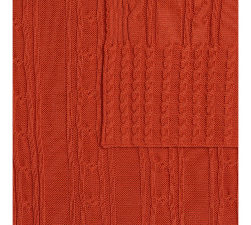 Плед Remitti, оранжевый (морковь)