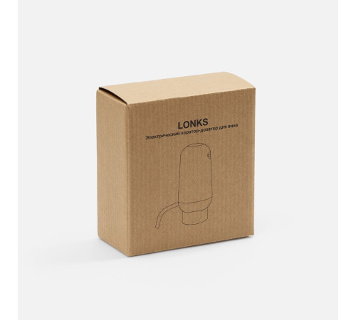 Электрический аэратор-дозатор для вина Lonks, черный