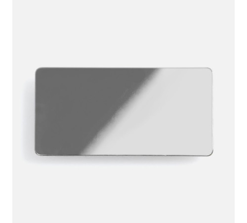 Значок Magnet Matto, серебристый глянцевый