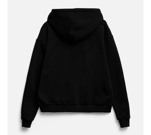 Толстовка унисекс оверсайз на молнии Zippy Terry, черная