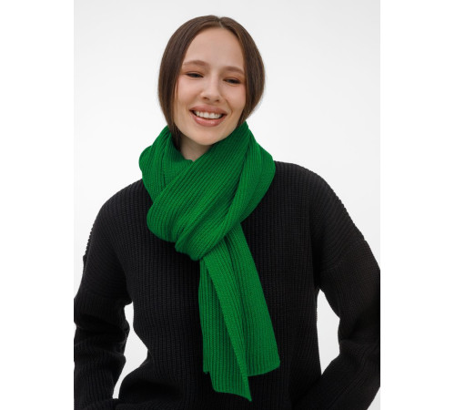 Шарф Nobilis Mono, ярко-зеленый