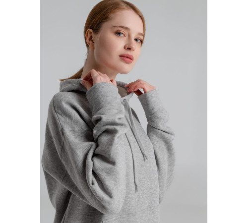 Толстовка с капюшоном Slam 320, серый меланж