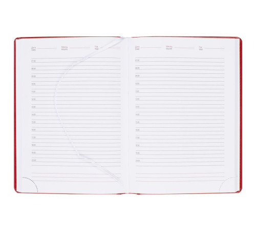 Ежедневник Nebraska, недатированный, красный