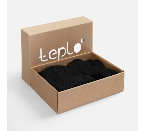 Набор Nordkyn Full Set с шарфом, черный