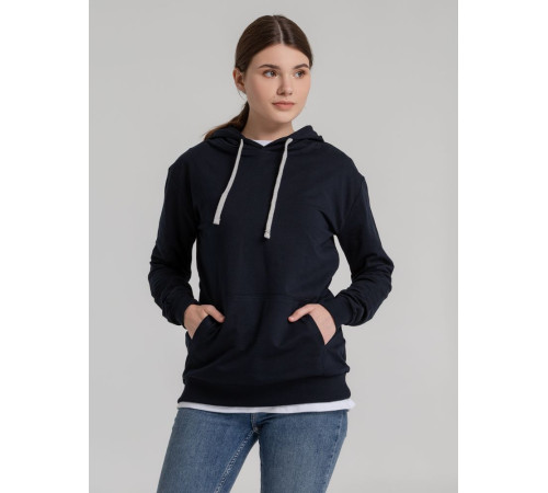 Толстовка с капюшоном Unit Kirenga, темно-синяя