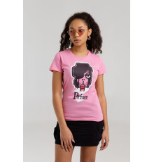 Футболка женская «Меламед. Prince», розовая