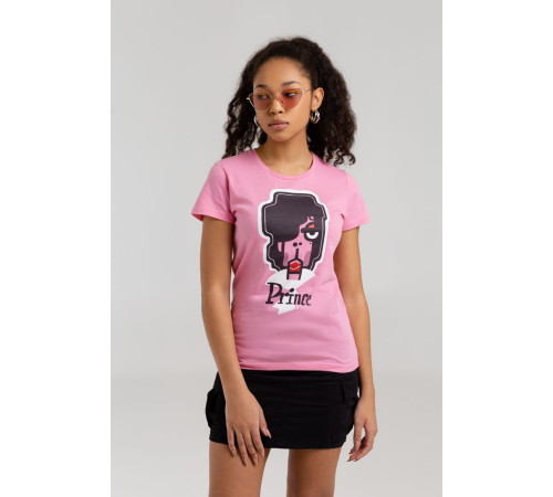 Футболка женская «Меламед. Prince», розовая