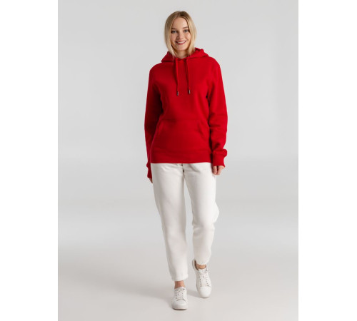 Толстовка с капюшоном унисекс King, красная