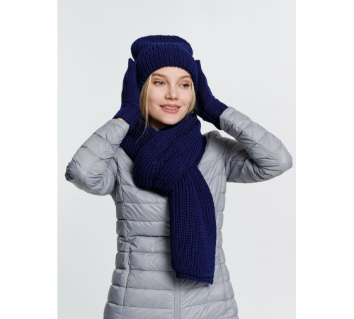 Шарф Nordkyn, темно-синий