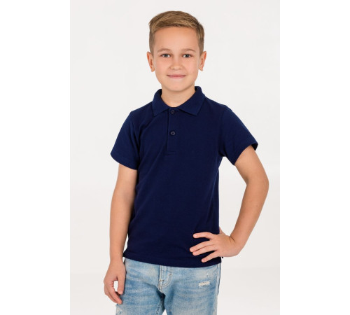 Рубашка поло детская Virma Kids, темно-синяя