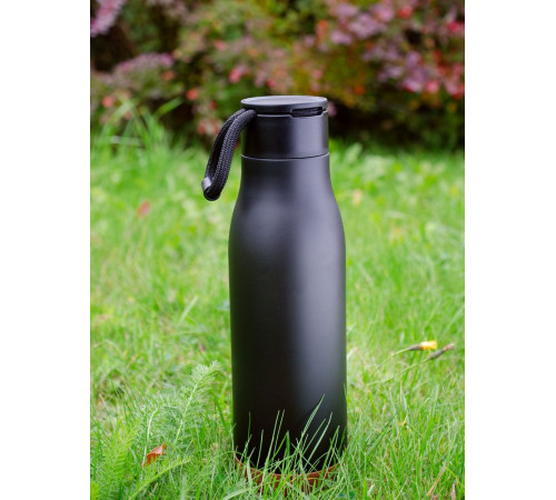 Термобутылка Steady, черная
