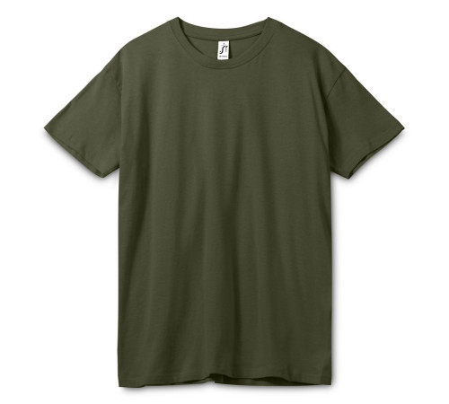 Футболка унисекс Regent 150, темный хаки