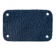 Лейбл кожаный Beta, S, синий