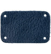 Лейбл кожаный Beta, S, синий