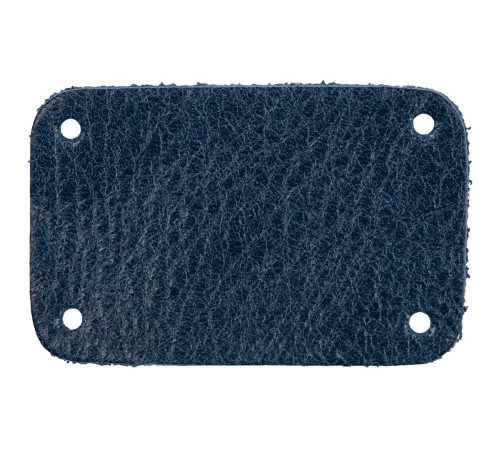 Лейбл кожаный Beta, S, синий