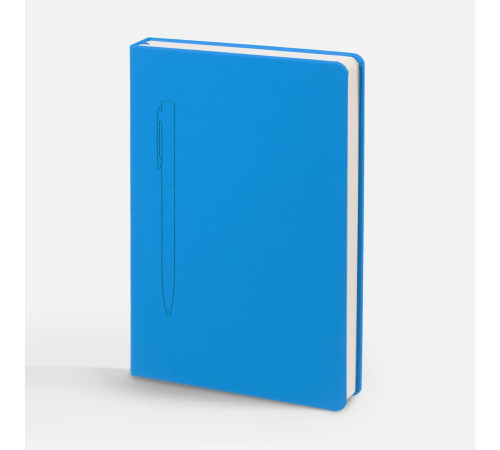 Ежедневник Magnet Shall, недатированный, голубой