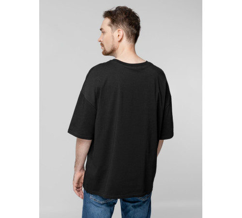 Футболка унисекс оверсайз Crosstown, черная
