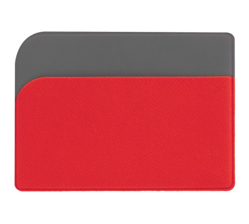 Чехол для карточек Dual, красный