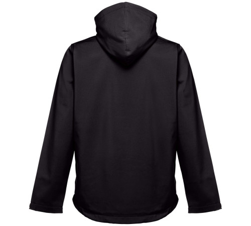 Куртка софтшелл мужская Zagreb, черная