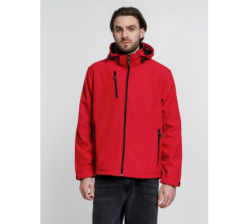 Куртка софтшелл мужская Zagreb, красная
