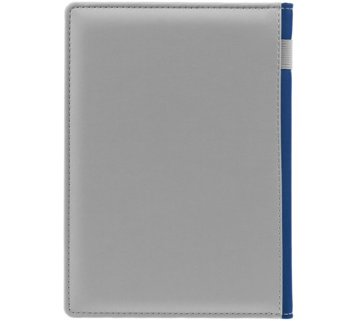 Ежедневник Spain Shall на заказ, недатированный, серый с синим